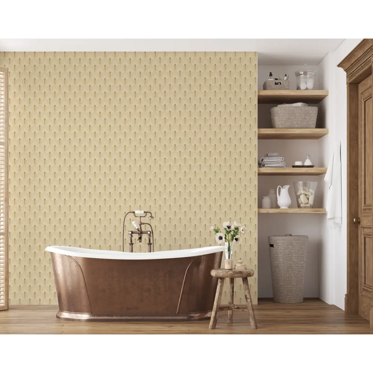 Alma Wallpaper - All Over Pattern - by Marie Erstad Studio - Loomwell Home Goods