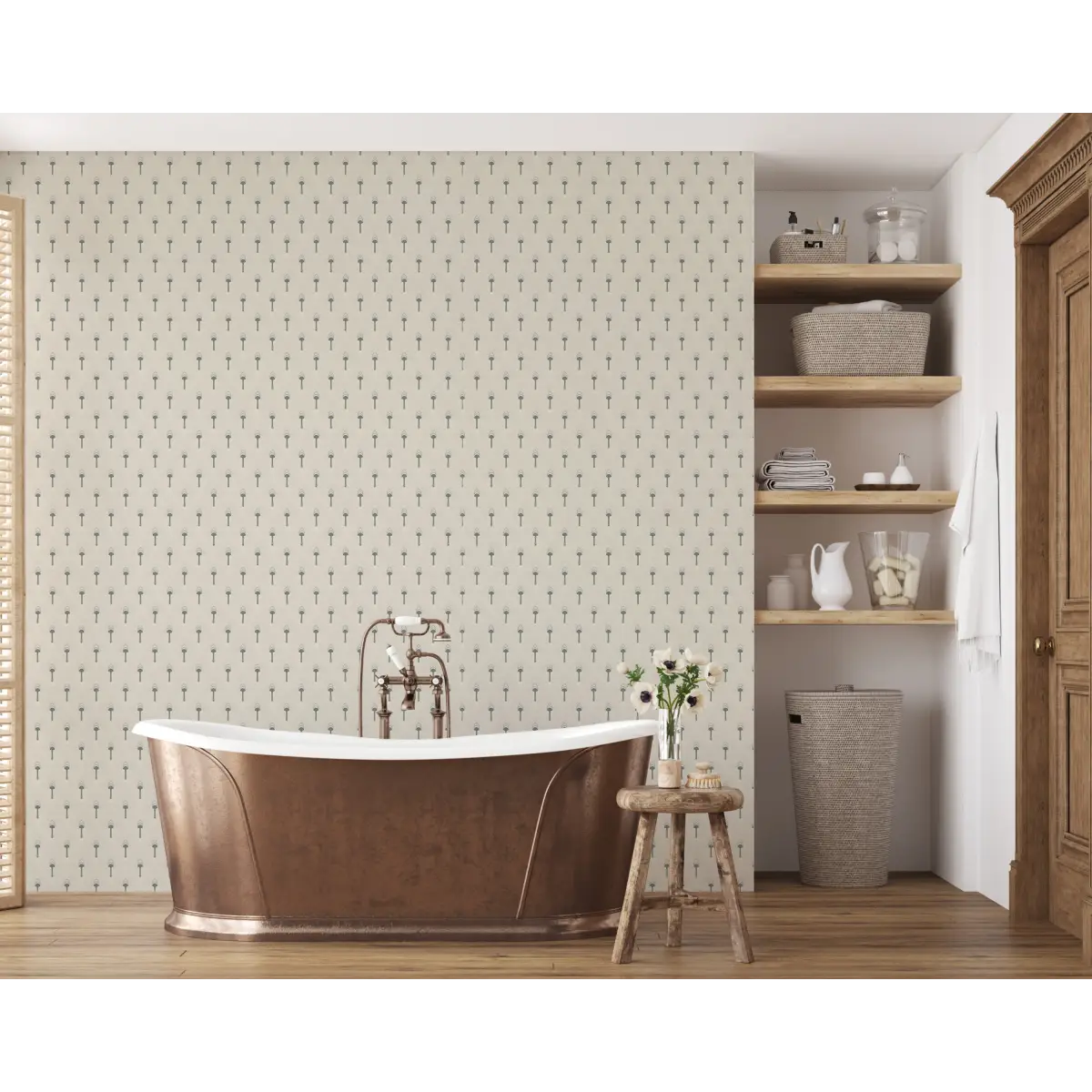 Alma Wallpaper - All Over Pattern - by Marie Erstad Studio - Loomwell Home Goods