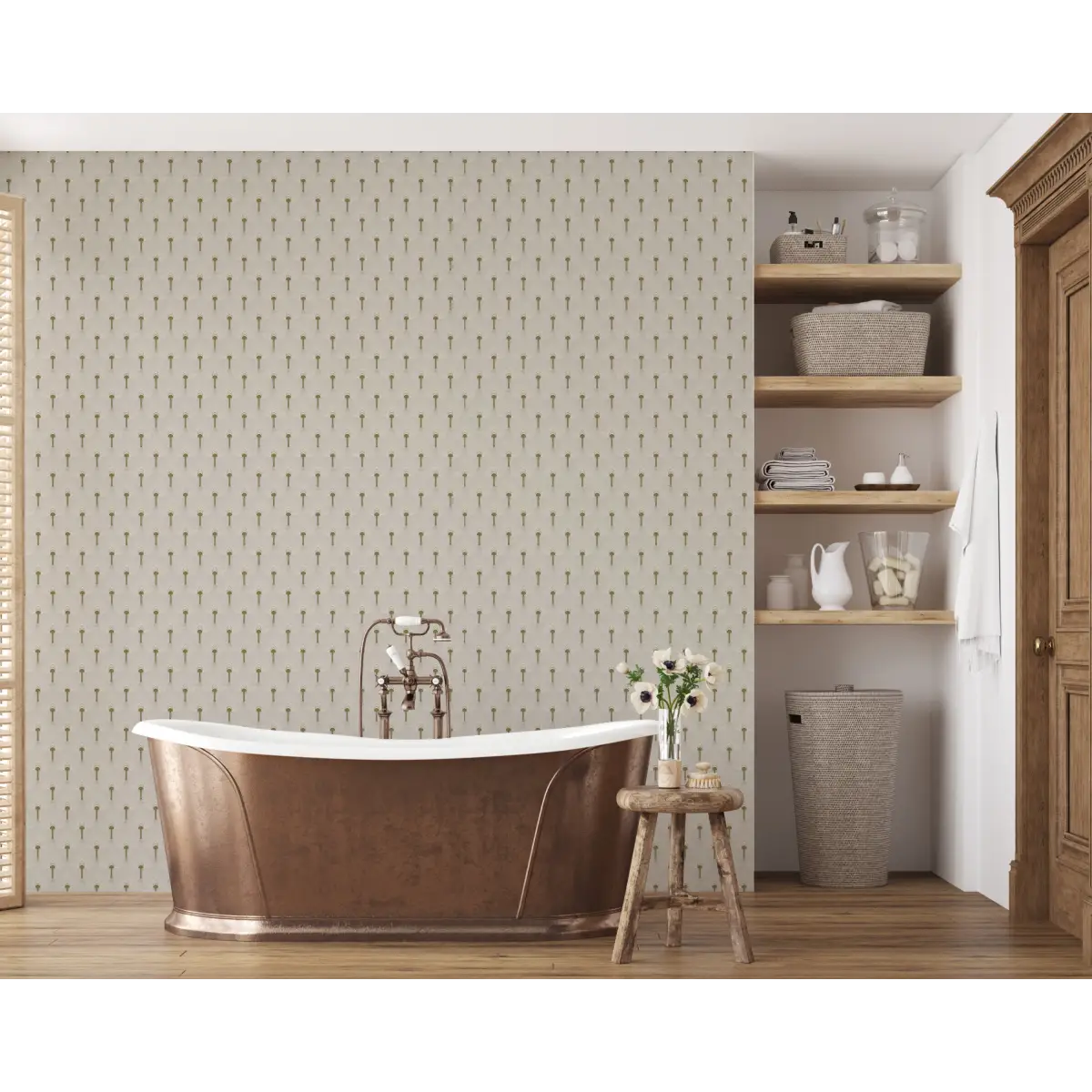 Alma Wallpaper - All Over Pattern - by Marie Erstad Studio - Loomwell Home Goods