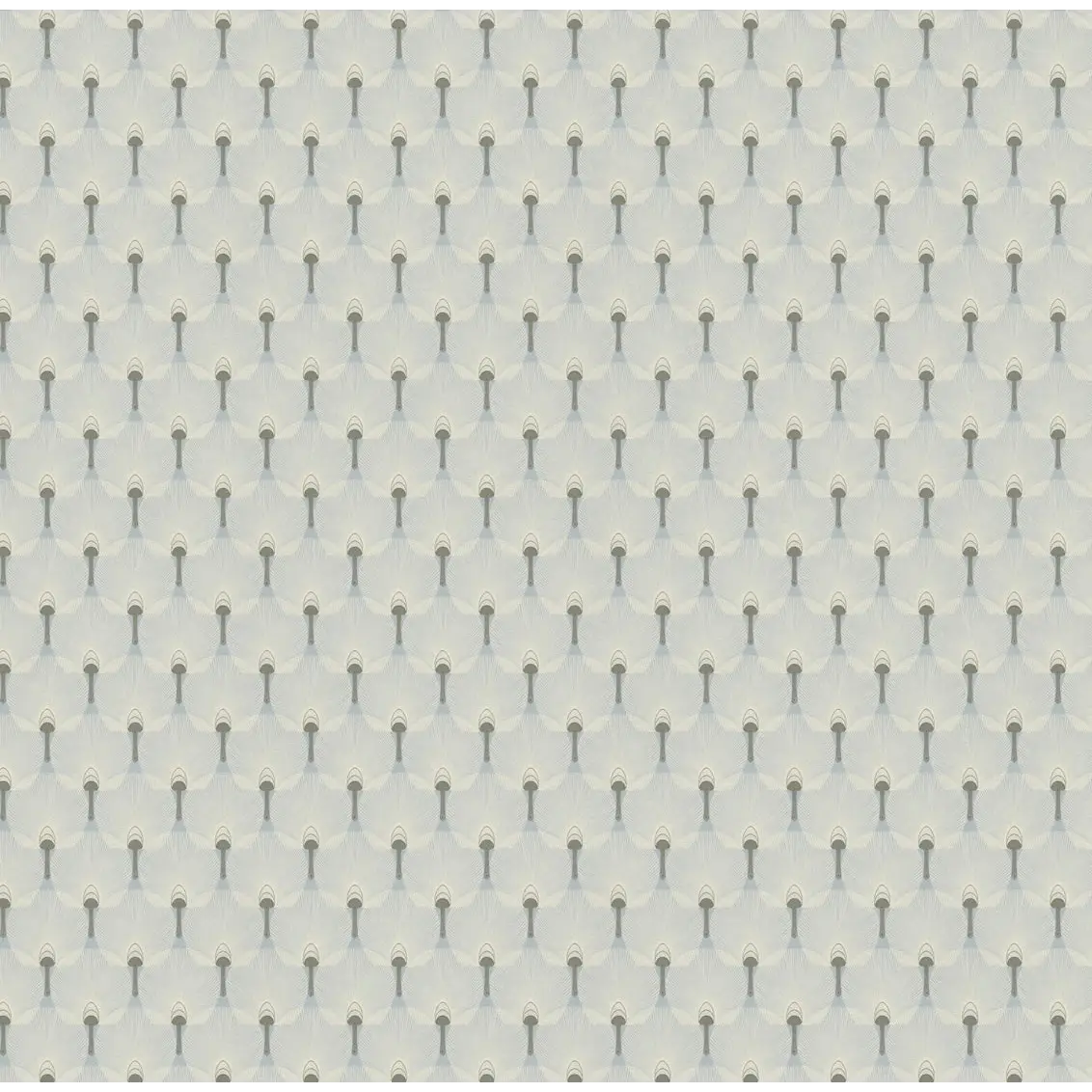 Alma Wallpaper - All Over Pattern - by Marie Erstad Studio - Sample 1 foot by 1 foot / Blue - Loomwell Home Goods