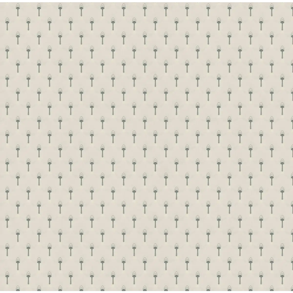 Alma Wallpaper - All Over Pattern - by Marie Erstad Studio - Sample 1 foot by 1 foot / Gray and Green - Loomwell Home