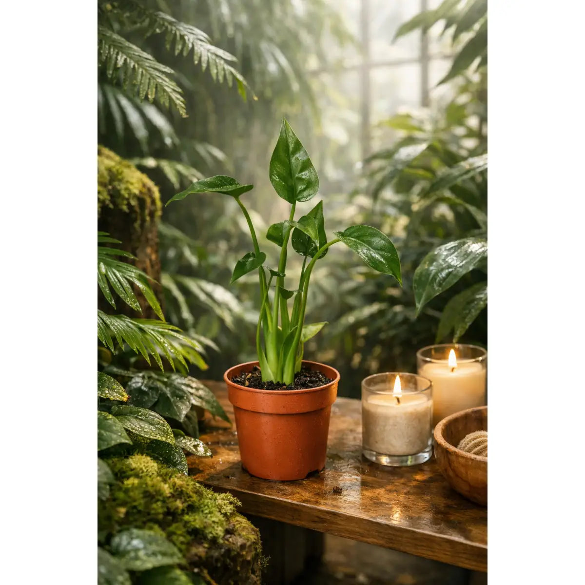 Alocasia Plant - ’Tiny Dancer’ - 4’’ Pot - House Plant Shop
