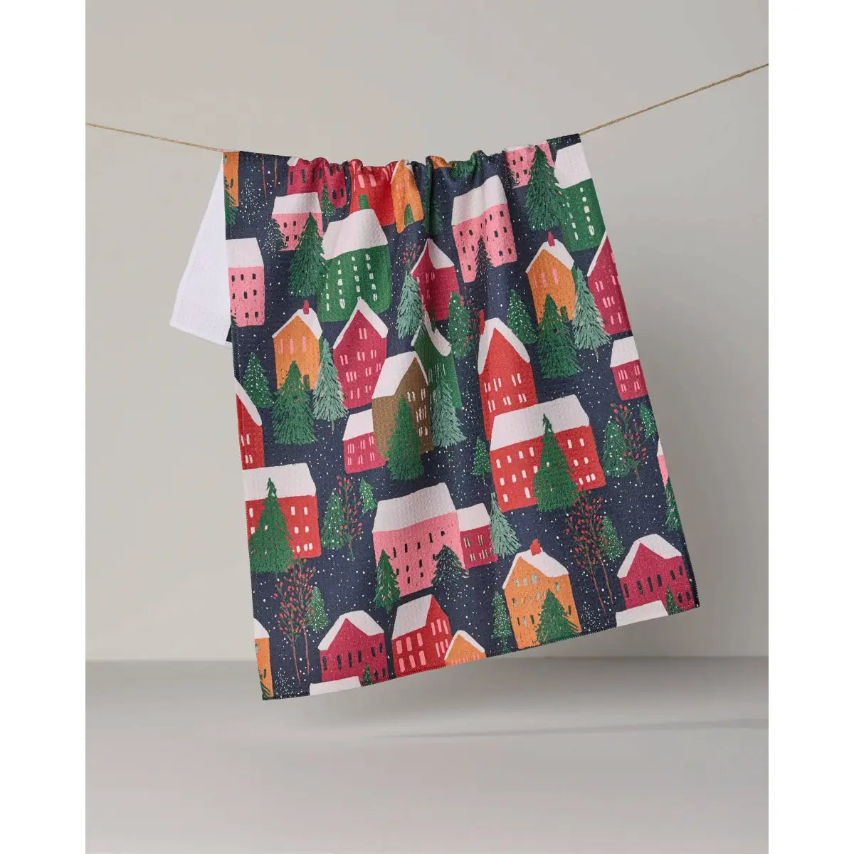 Kitchen Tea Towel - Alpine Village - Geometry