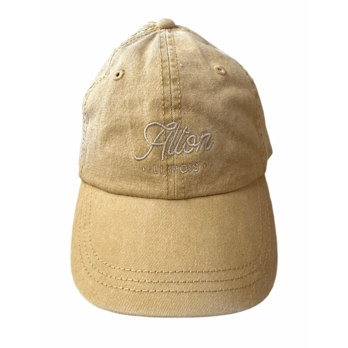 Alton Illinois Script Baseball Hat - Ruff House Print Shop