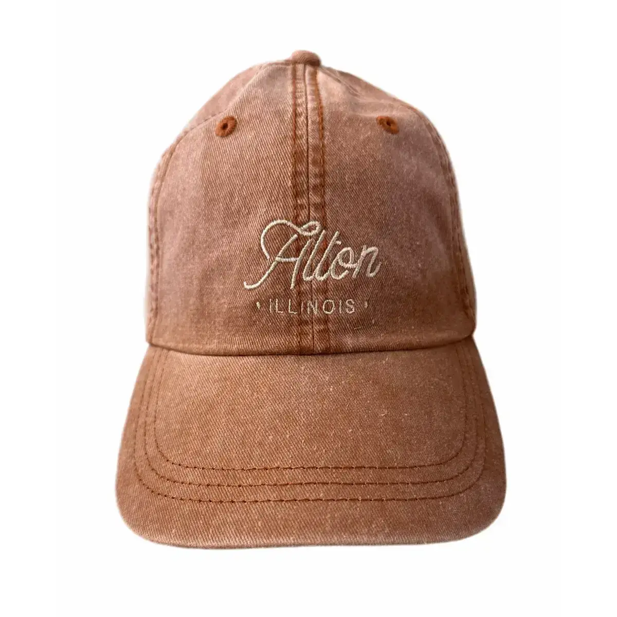 Alton Illinois Script Baseball Hat - Ruff House Print Shop