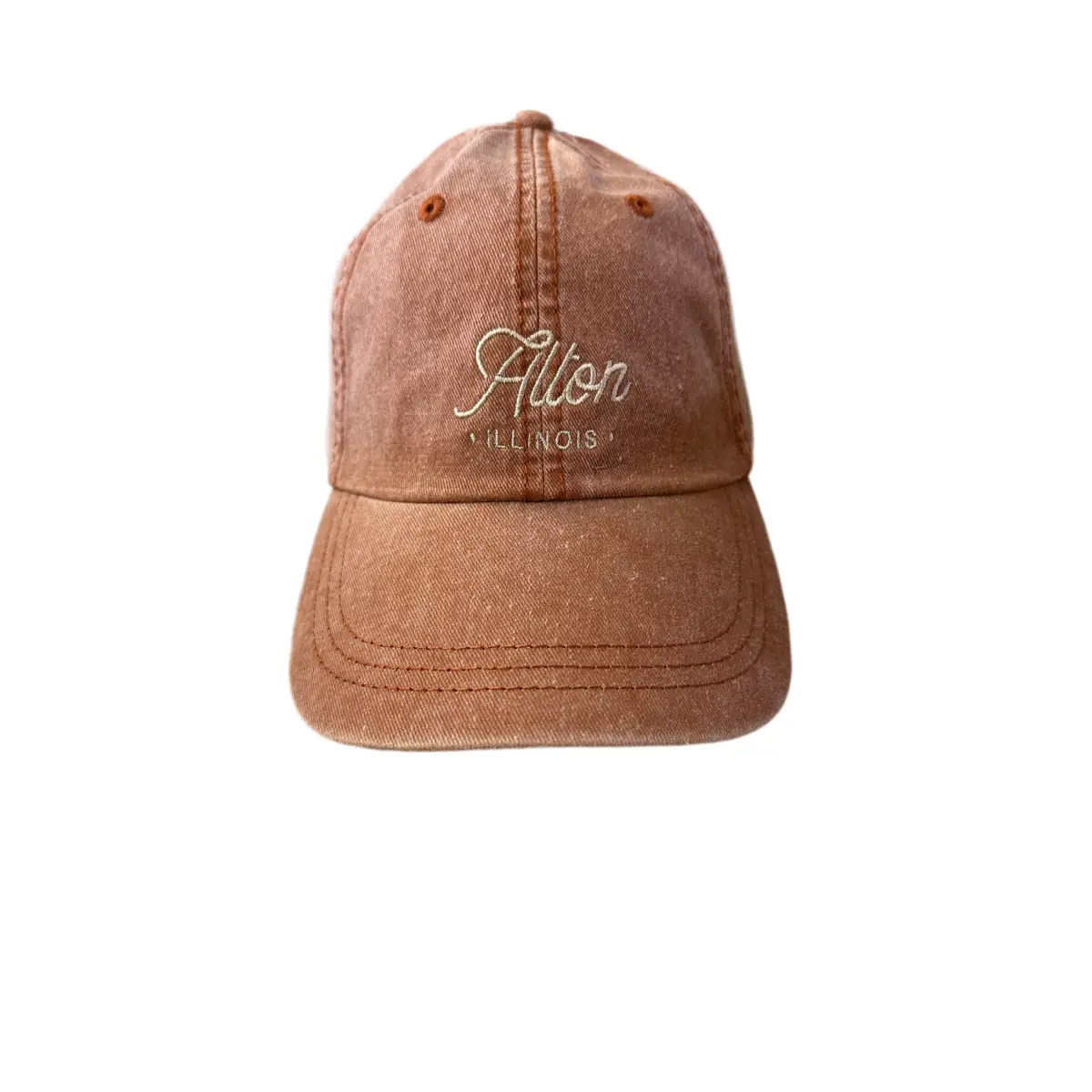 Alton Illinois Script Baseball Hat - Autumn - Ruff House Print Shop
