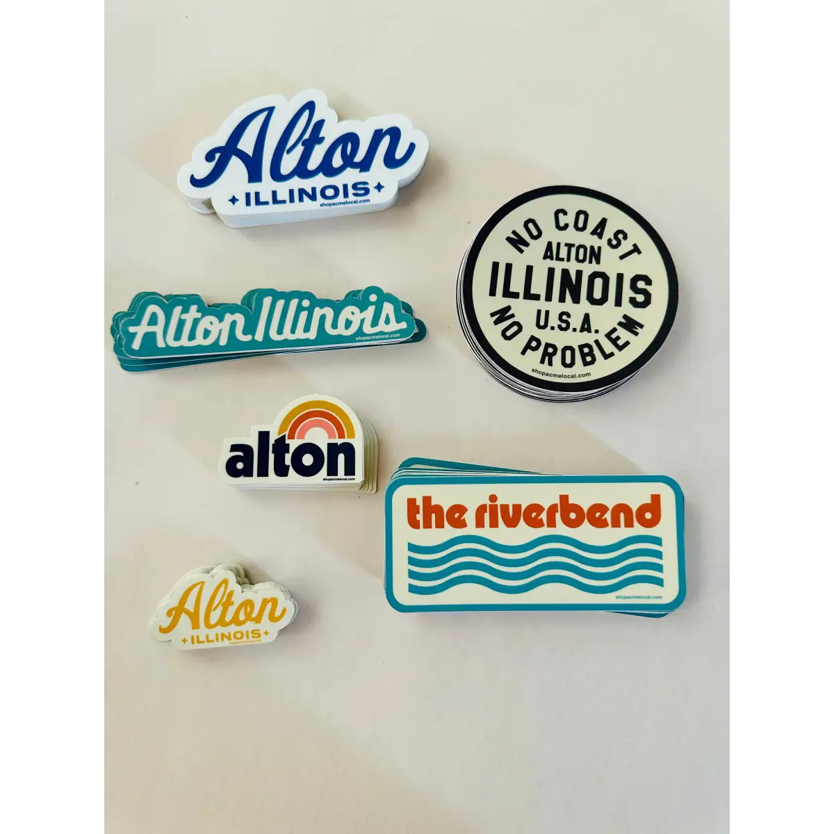 Alton Illinois Sticker - Acme Local