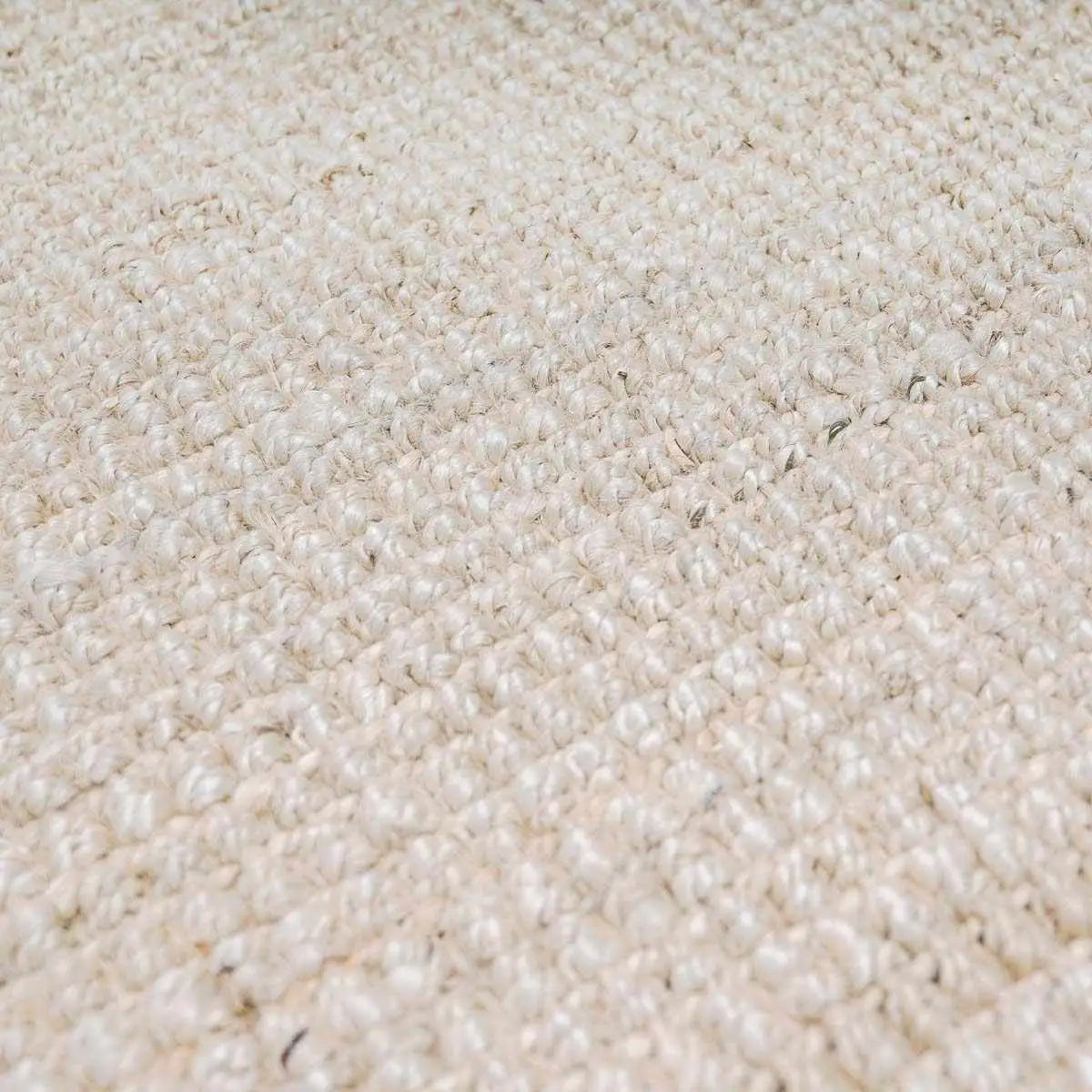 Ambel Cream Jute Rug - 2’ x 3’ Rectangle - Boutique Rugs