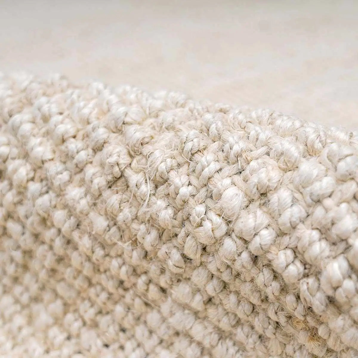 Ambel Cream Jute Rug - Boutique Rugs