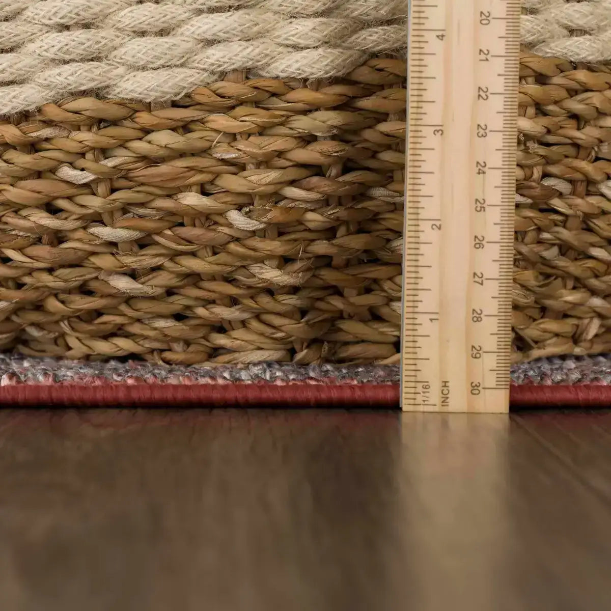 Ambre Distressed Red Washable Rug - Boutique Rugs