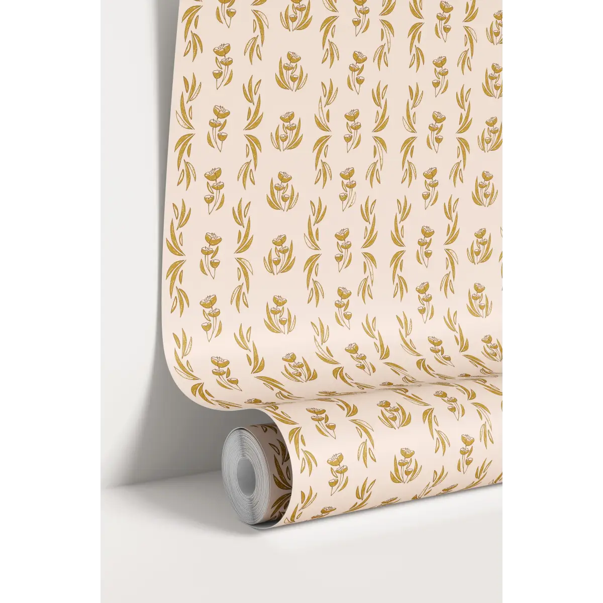 Ambrose Wallpaper - Buttercup Sketches - by Melissa Johnson Design - Loomwell Home Goods