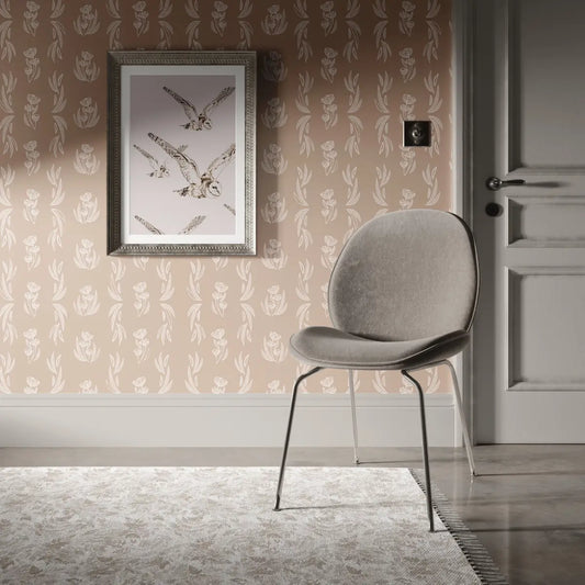 Ambrose Wallpaper - Buttercup Sketches - by Melissa Johnson Design - Loomwell Home Goods