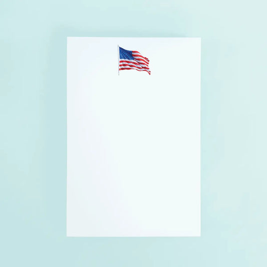 American Flag Notepad - Watercolor - Taylor Paladino