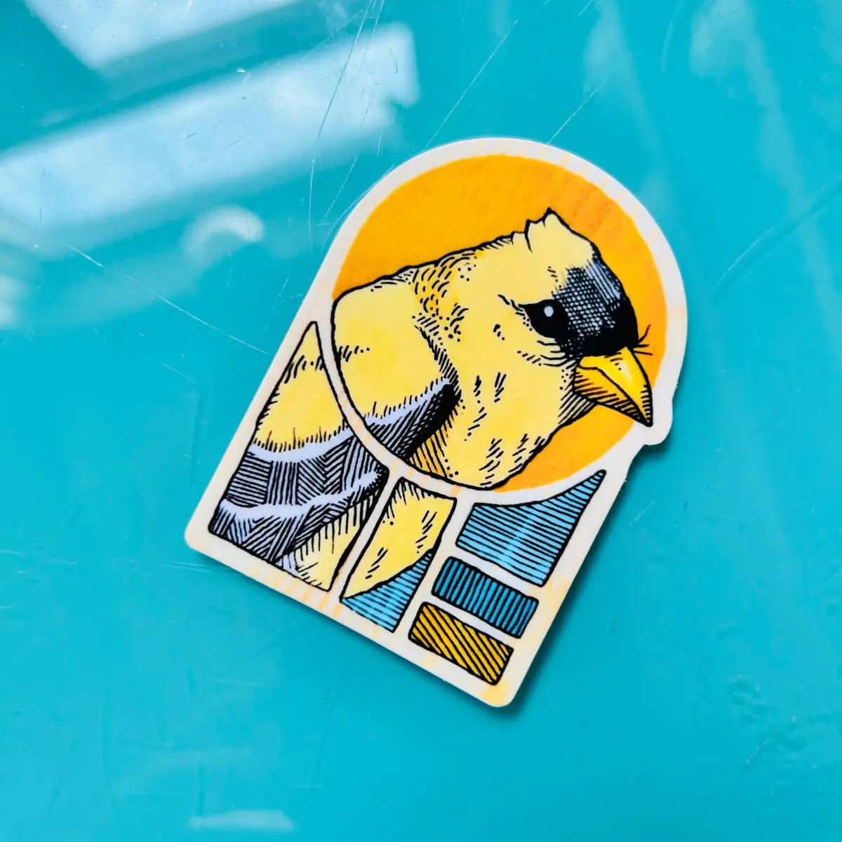 American Goldfinch Vinyl Sticker - Dear Darlington
