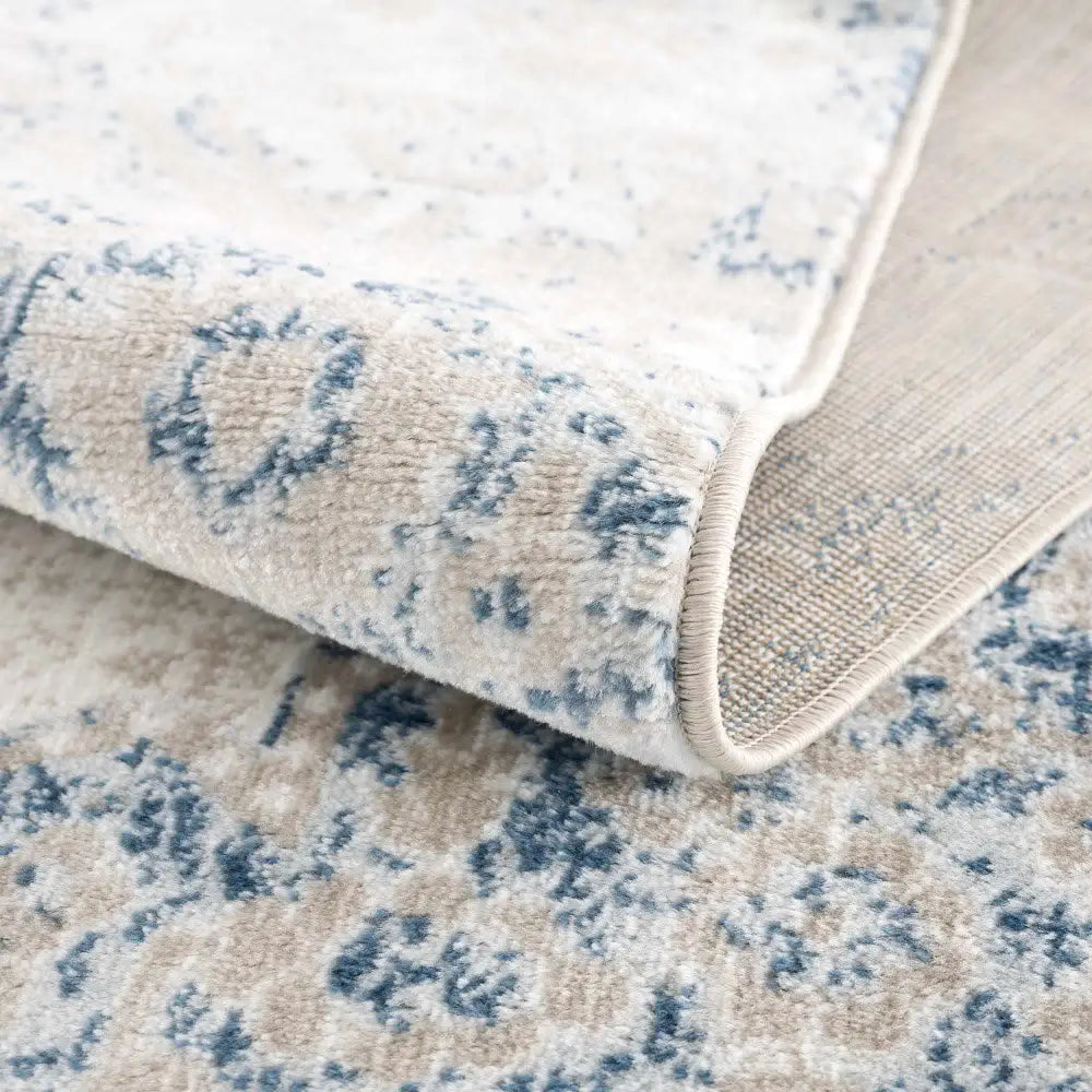 Amir Blue Medallion Area Rug - Boutique Rugs