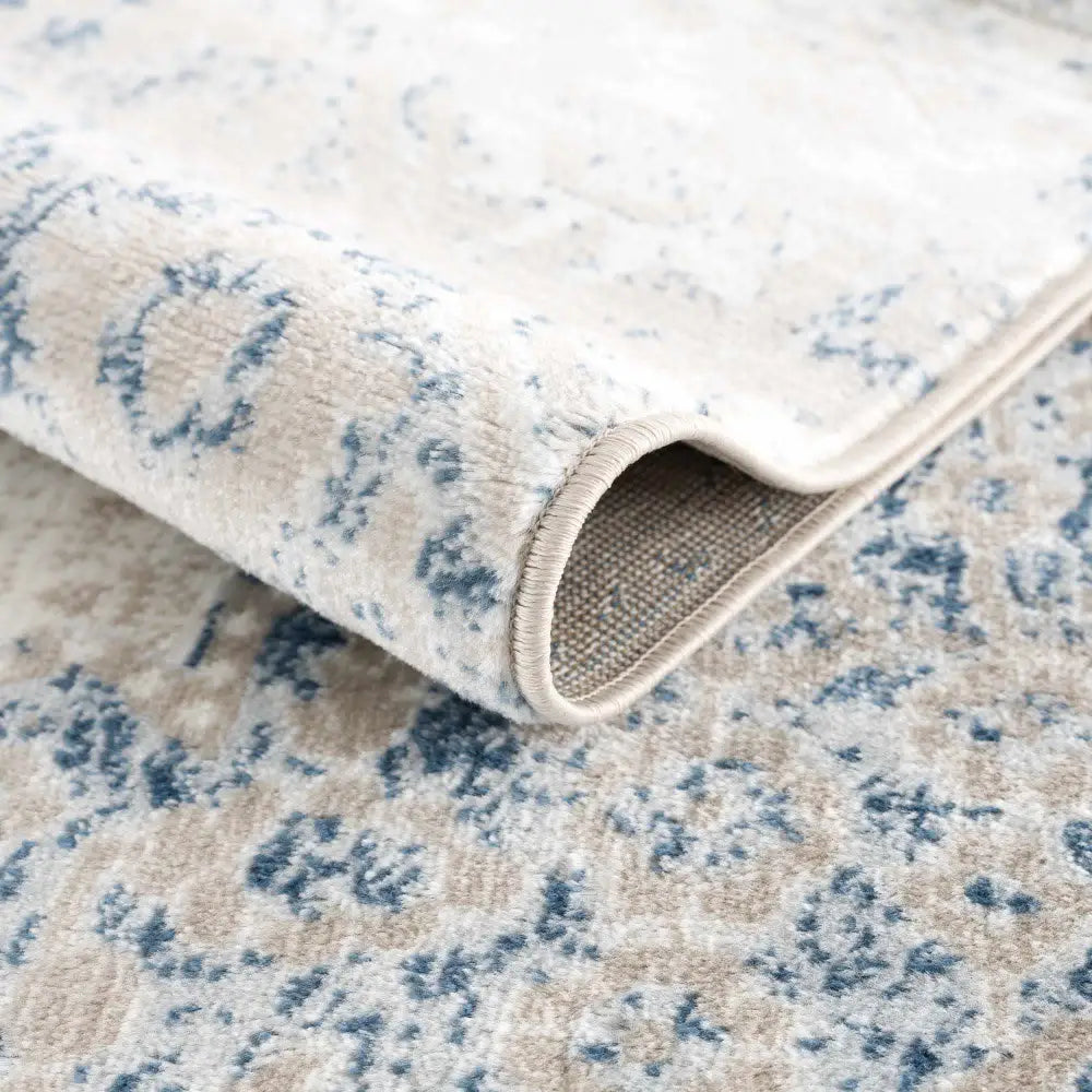 Amir Blue Medallion Area Rug - Boutique Rugs