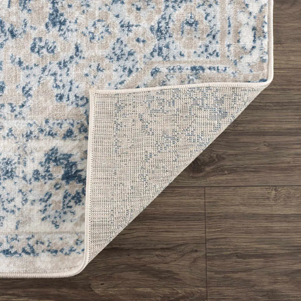 Amir Blue Medallion Area Rug - Boutique Rugs