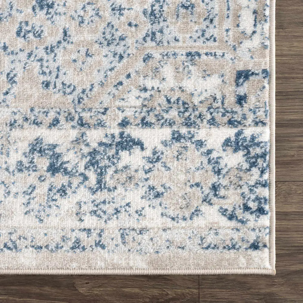 Amir Blue Medallion Area Rug - Boutique Rugs