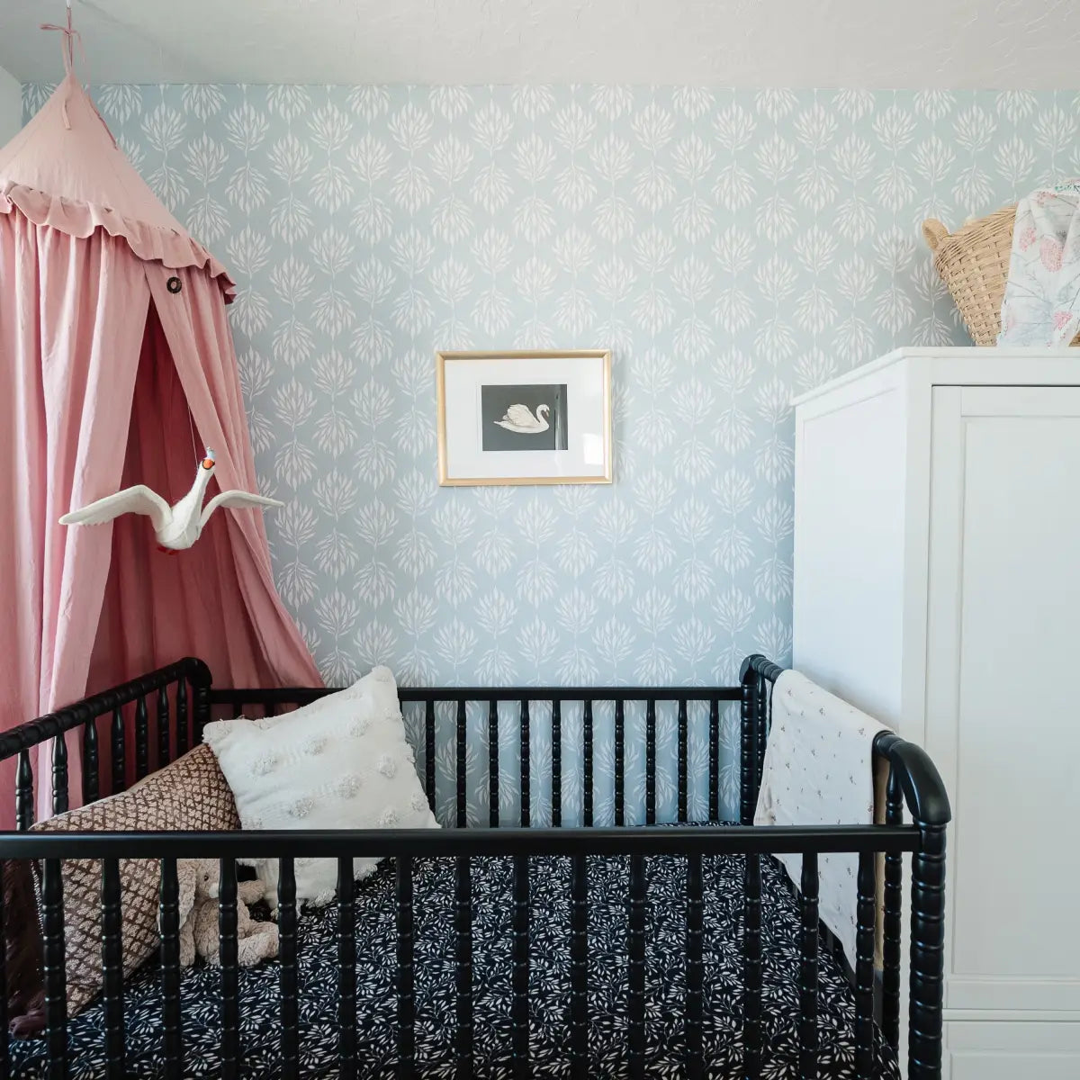 Amorette Wallpaper - Palm Branches - by Melissa Johnson Design - Loomwell Home Goods