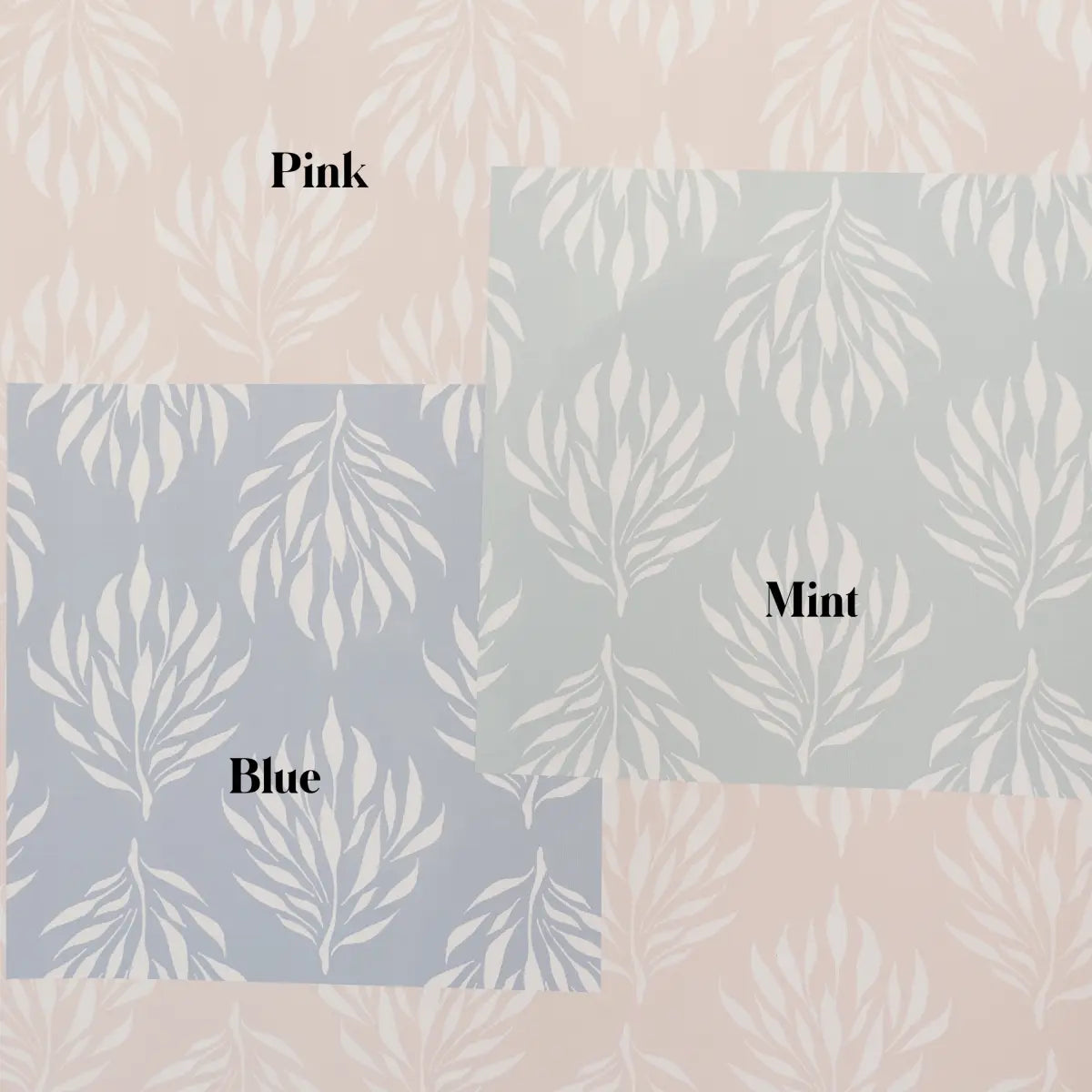 Amorette Wallpaper - Palm Branches - by Melissa Johnson Design - Loomwell Home Goods