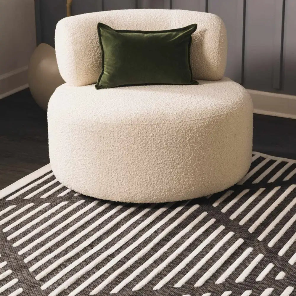 Anah Black Outdoor Rug - Boutique Rugs