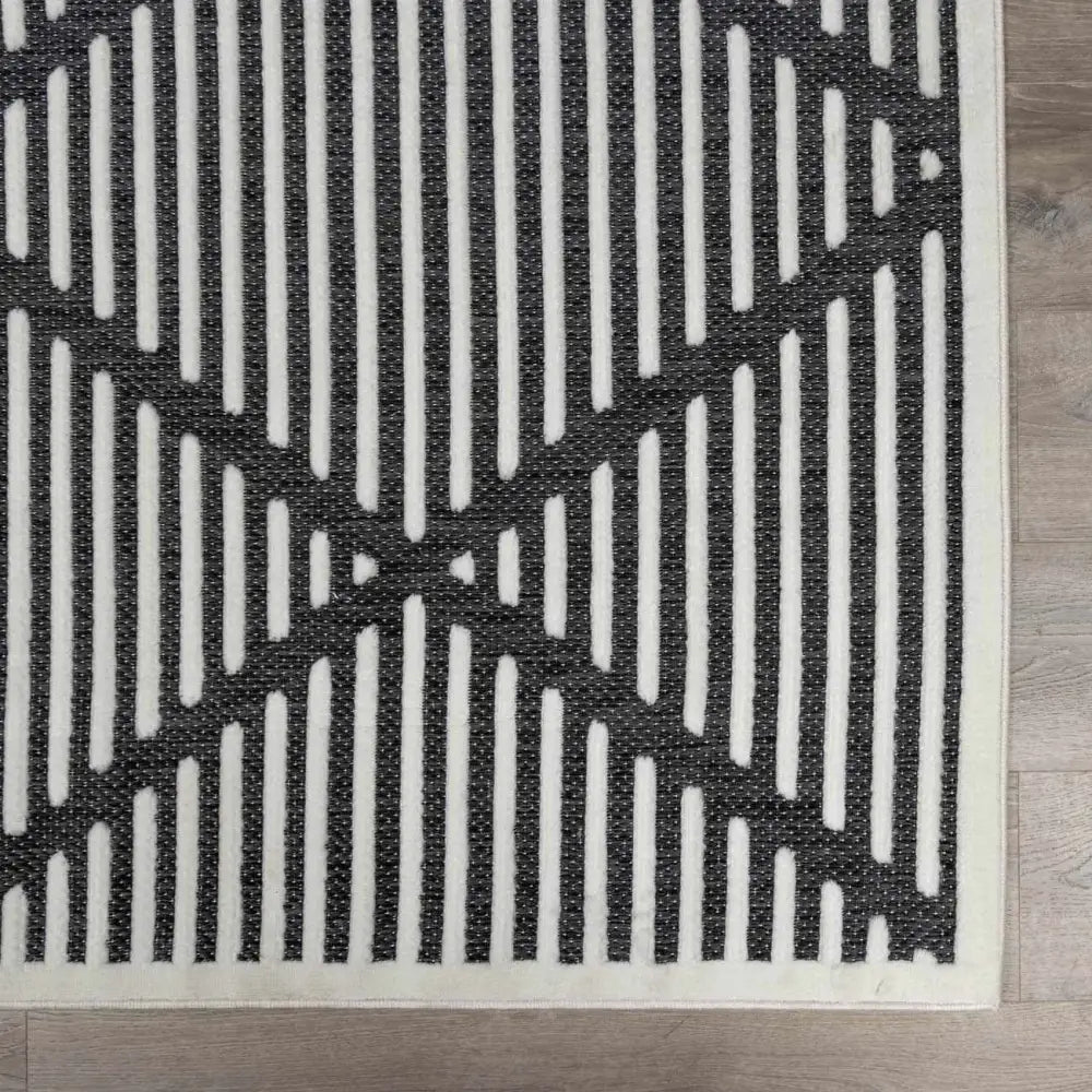 Anah Black Outdoor Rug - Boutique Rugs