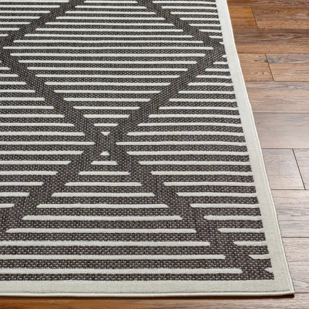 Anah Black Outdoor Rug - Boutique Rugs