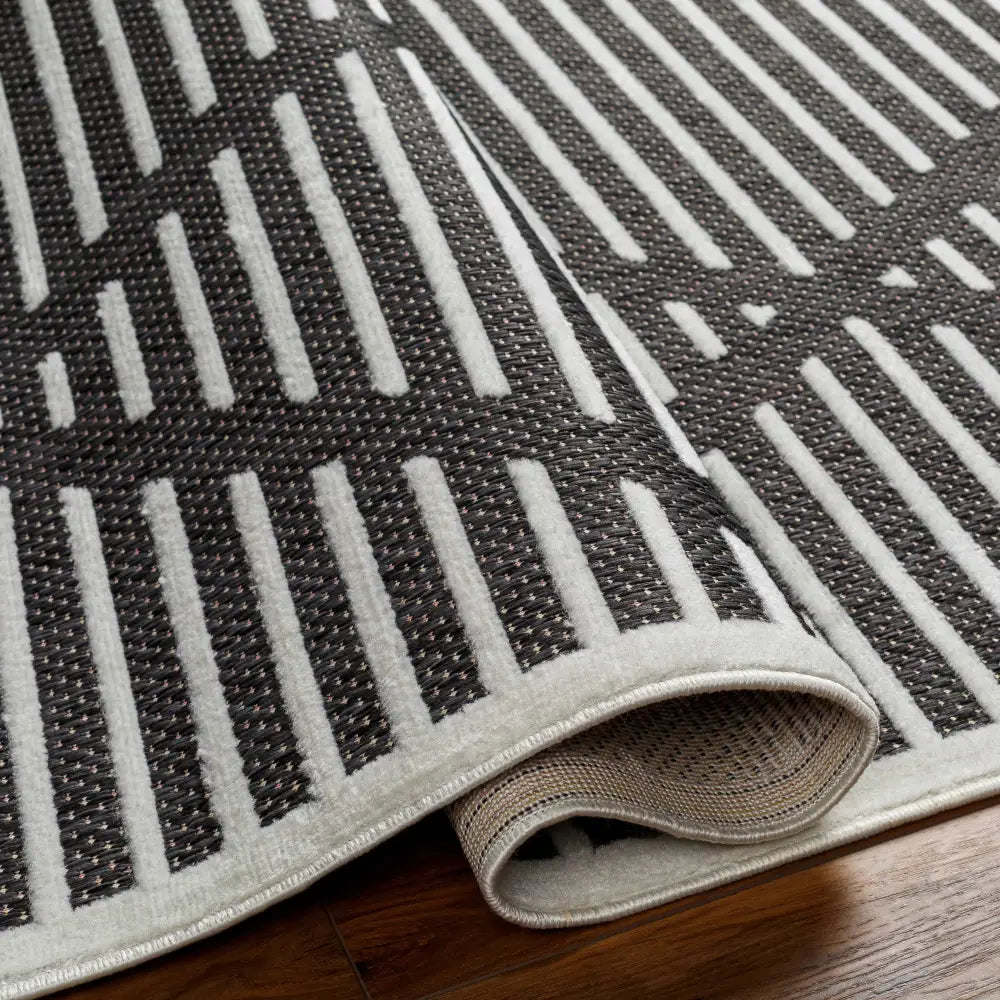 Anah Black Outdoor Rug - Boutique Rugs