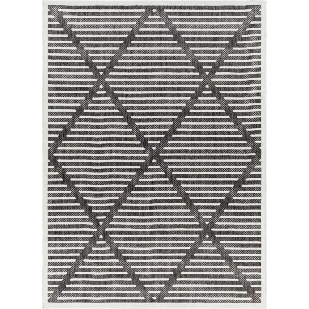 Anah Black Outdoor Rug - Boutique Rugs