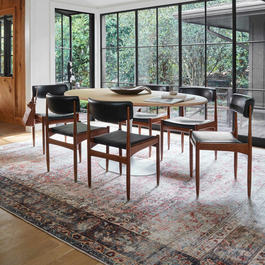 Anahawan Persian Style Washable Area Rug - Clearance - Boutique Rugs