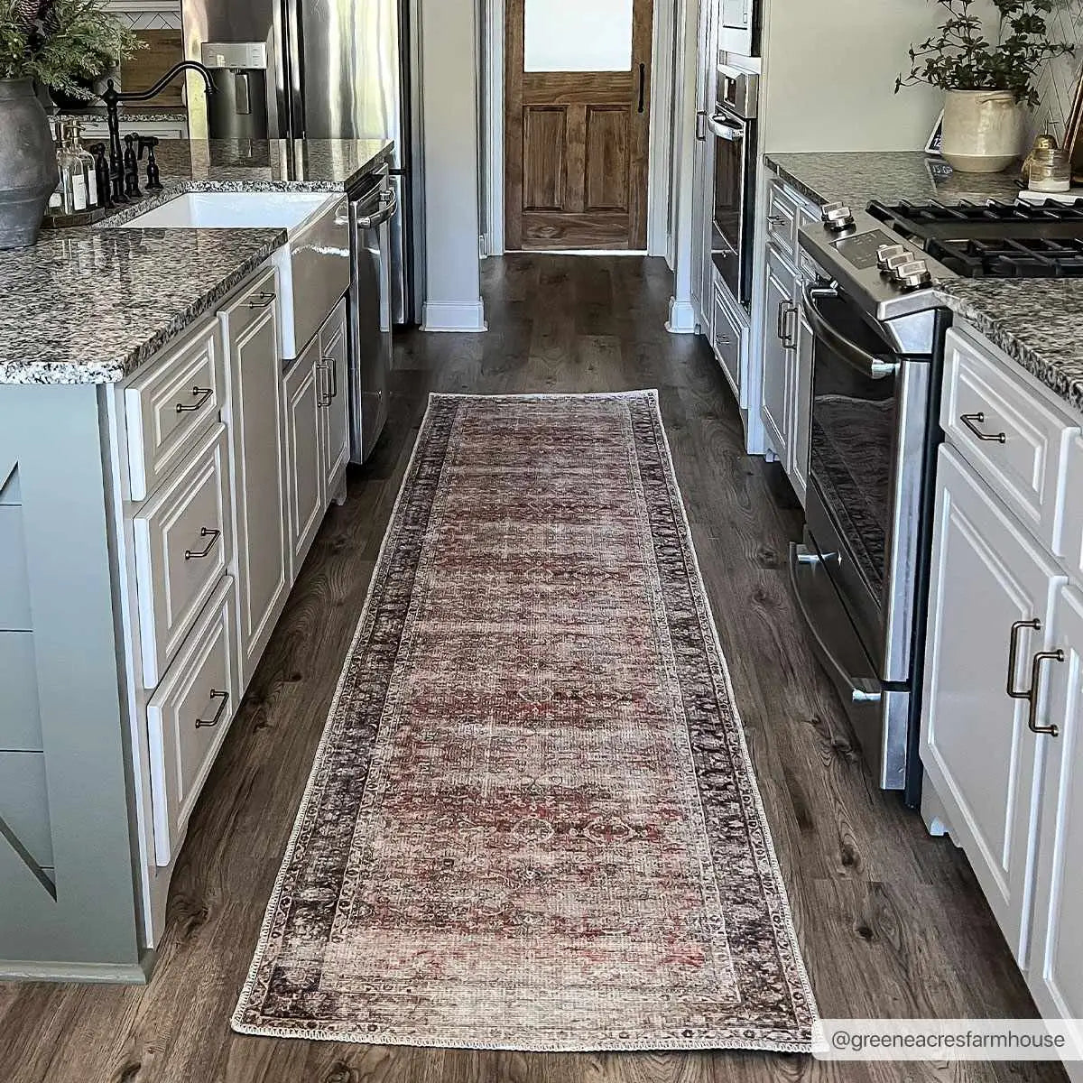 Anahawan Persian Style Washable Area Rug - Boutique Rugs
