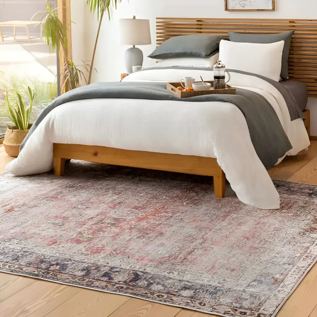Anahawan Persian Style Washable Area Rug - Boutique Rugs