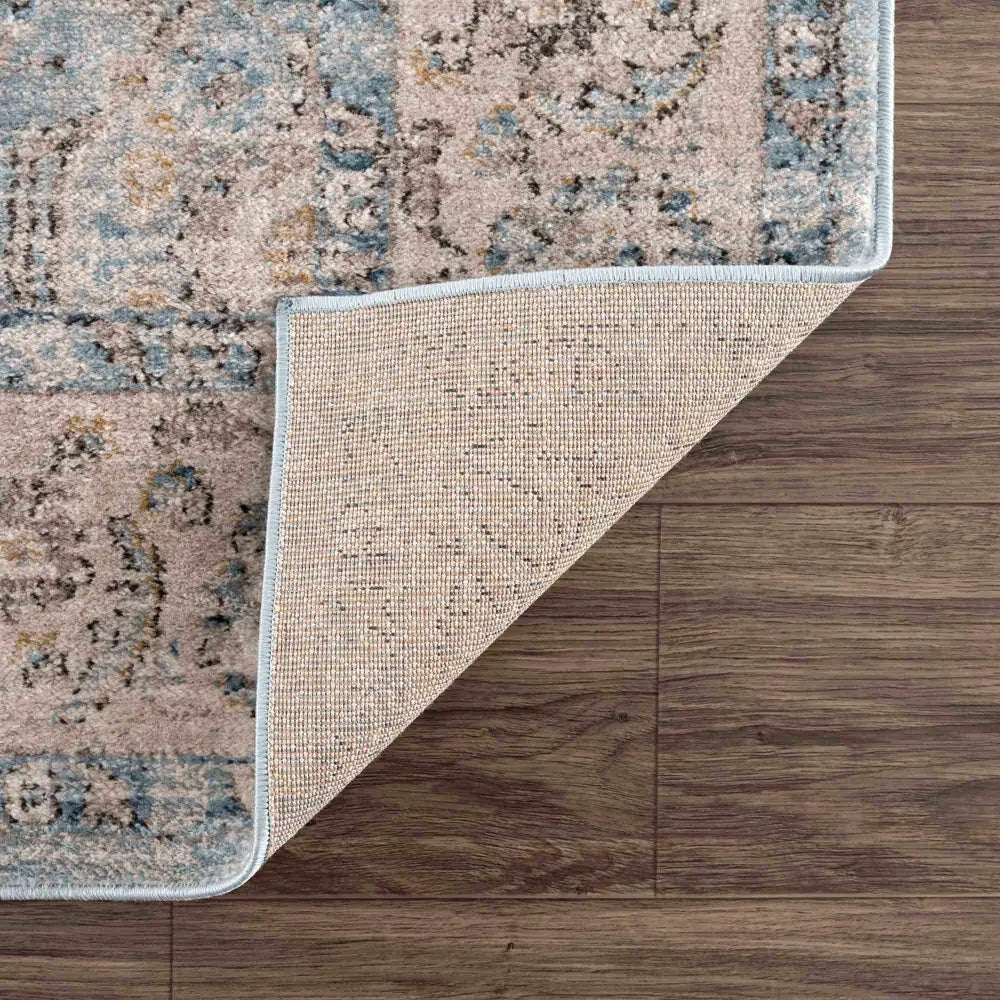 Anana Silver Blue & Beige Area Rug - Clearance - Boutique Rugs