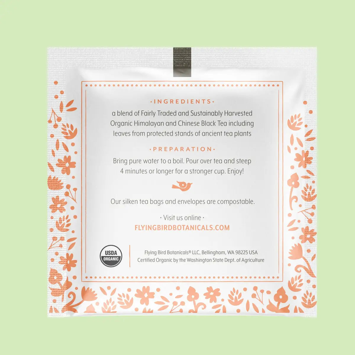 Ancient Sunrise – Individual Envelope - Flying Bird Botanicals