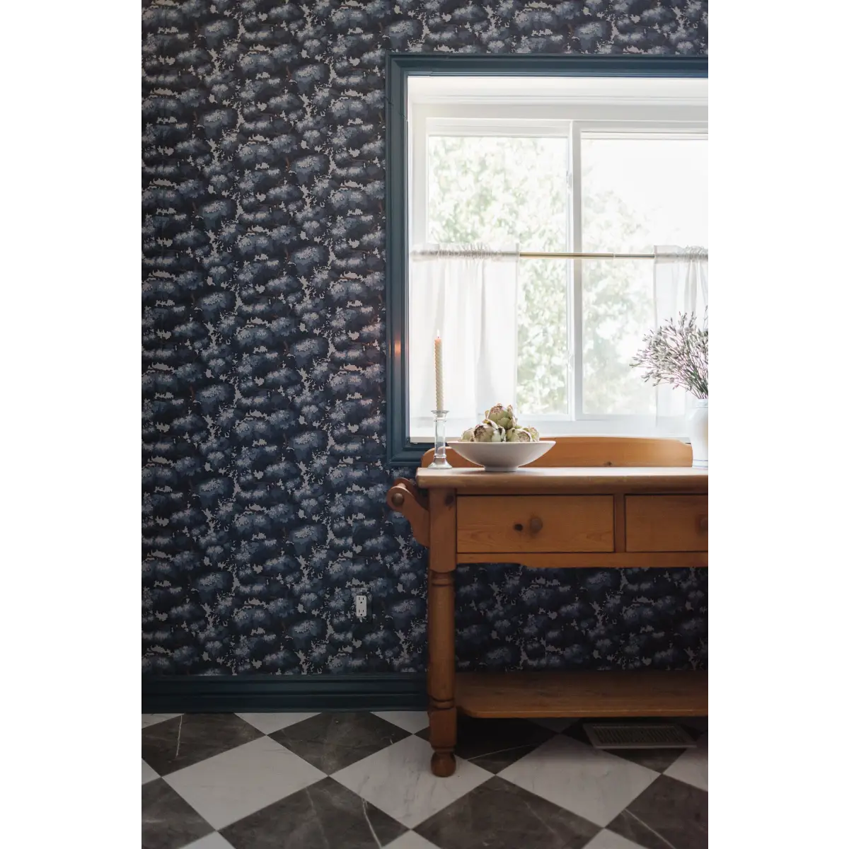 Anders Wallpaper - Trees - by Bear Bell - Loomwell Home Goods