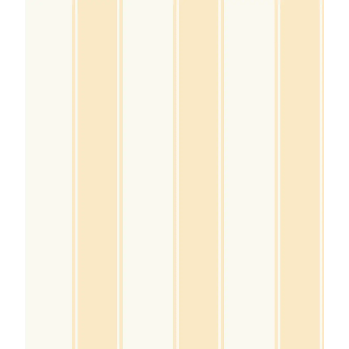 Andy Wallpaper - Bold Ticking Stripe - by Hufton Studio - Sample 1 foot by 1 foot / Yellow - Loomwell Home Goods