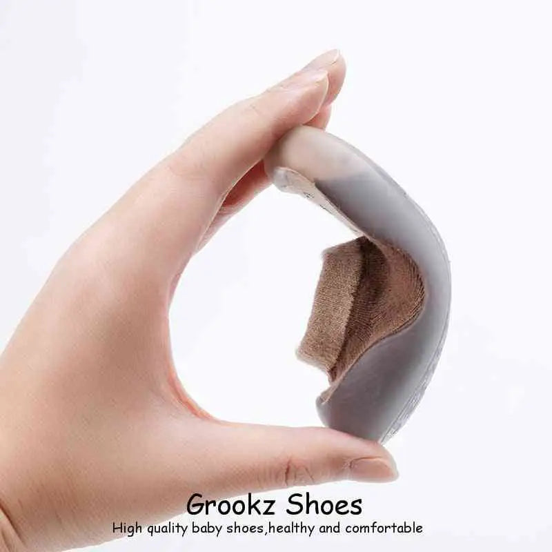 Animal Sock Shoes - Brown Bear - Grookz Shoes