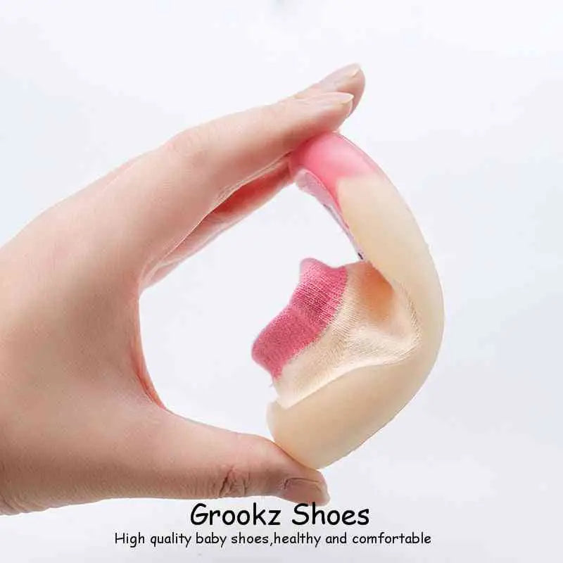 Animal Sock Shoes - Pink Cat - Grookz Shoes