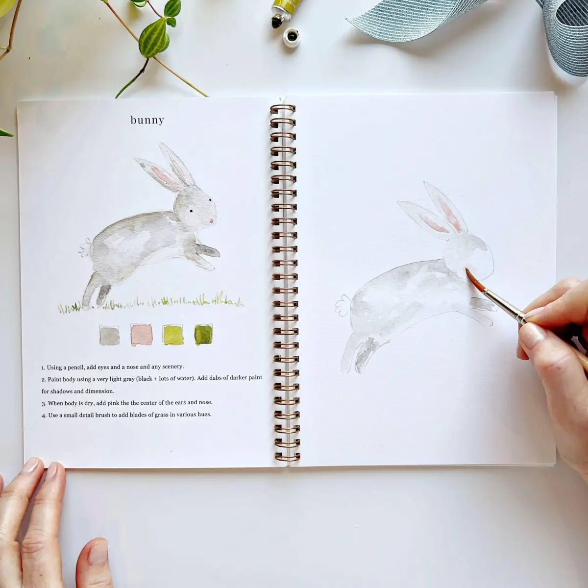 Watercolor Workbook - Animals - Emily Lex - emily lex studio