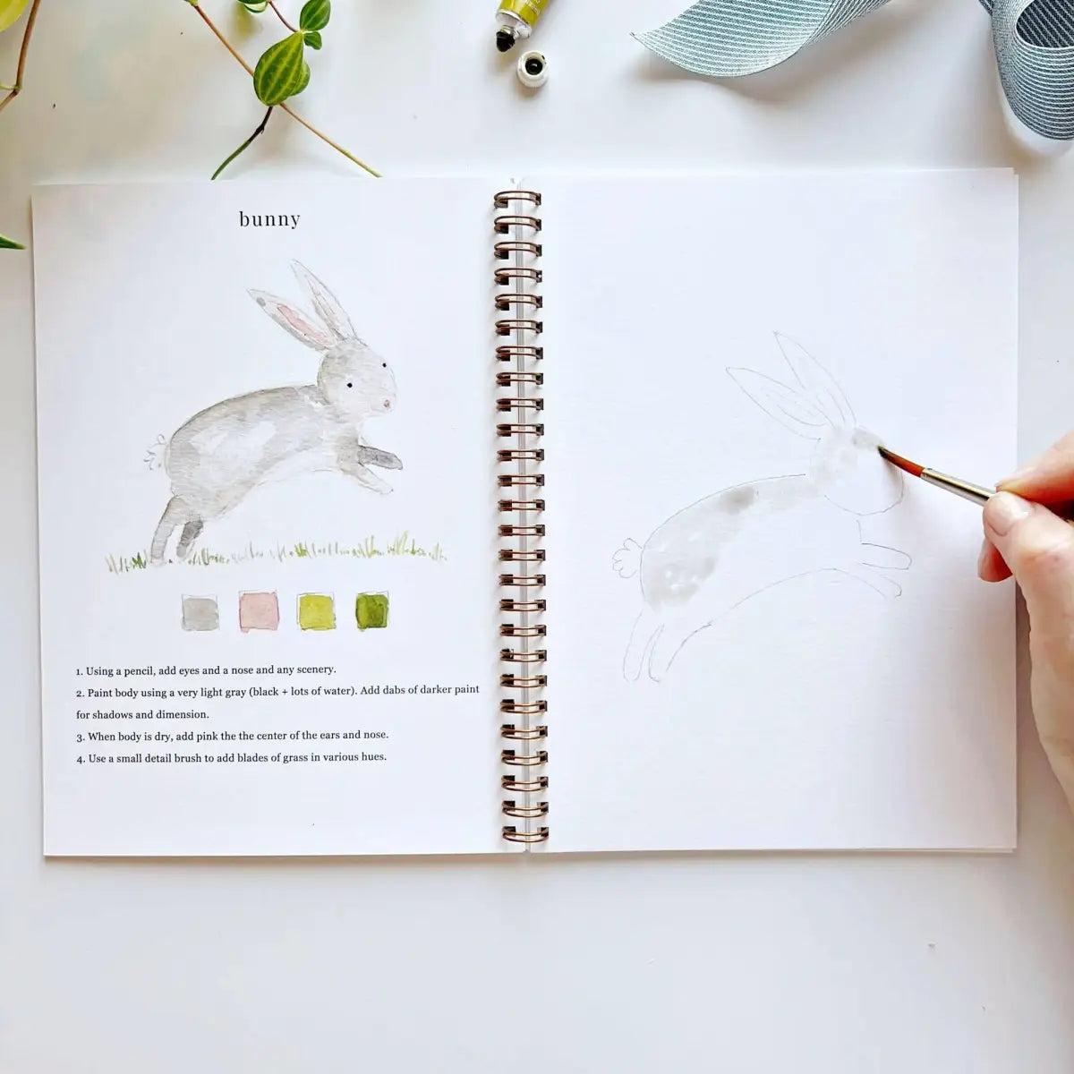 Watercolor Workbook - Animals - Emily Lex - emily lex studio