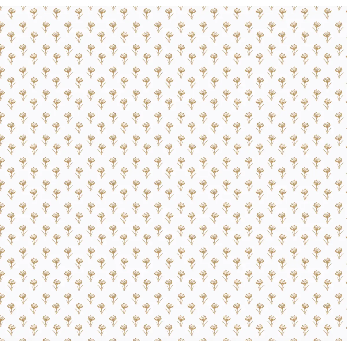 Anita Wallpaper - Tiny Flower Dots - by Studio Stephie - Sample 1 foot by 1 foot / Yellow - Loomwell Home Goods