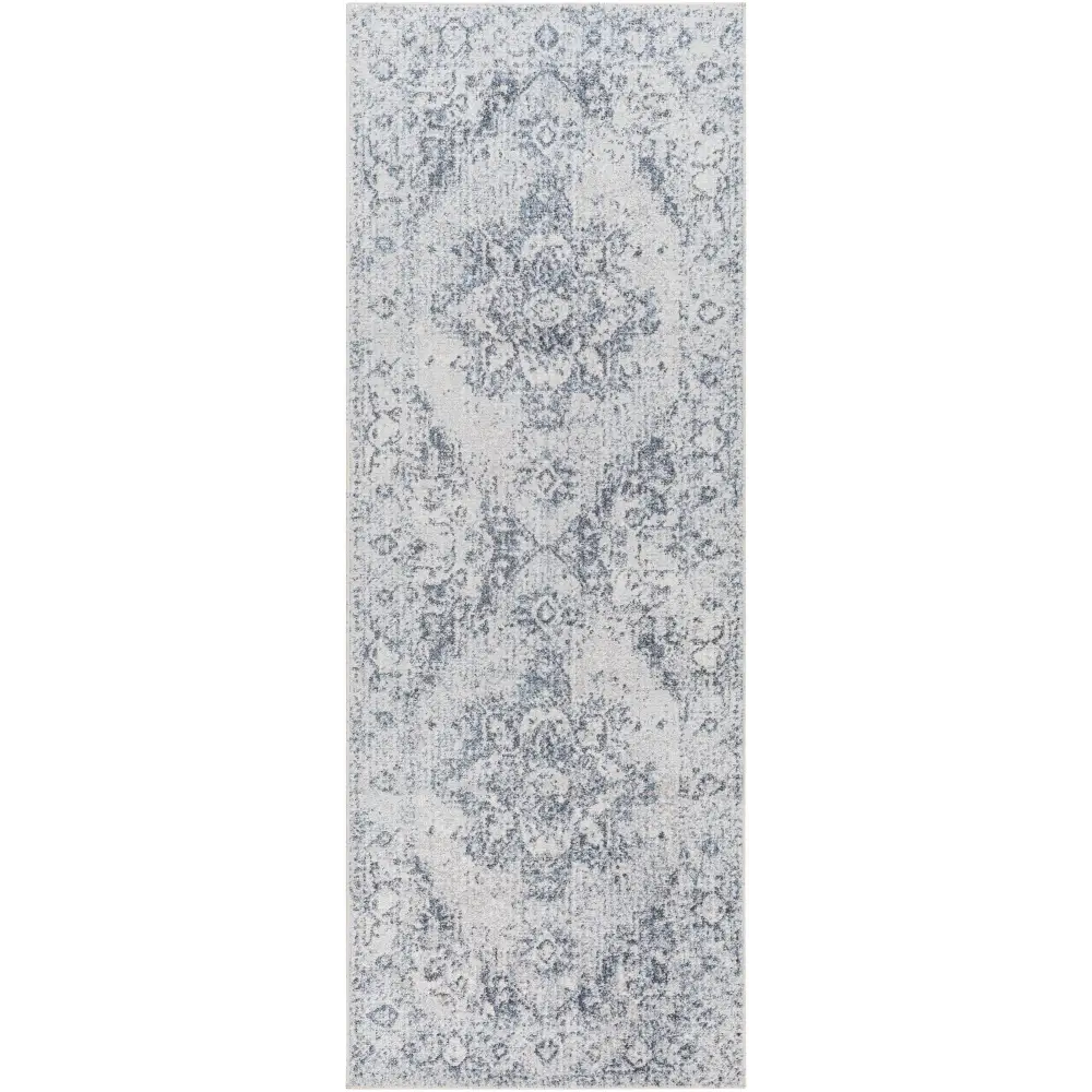 Ankti Aqua Washable Area Rug - * 2’7’’ x 7’3’’ Runner - Boutique Rugs