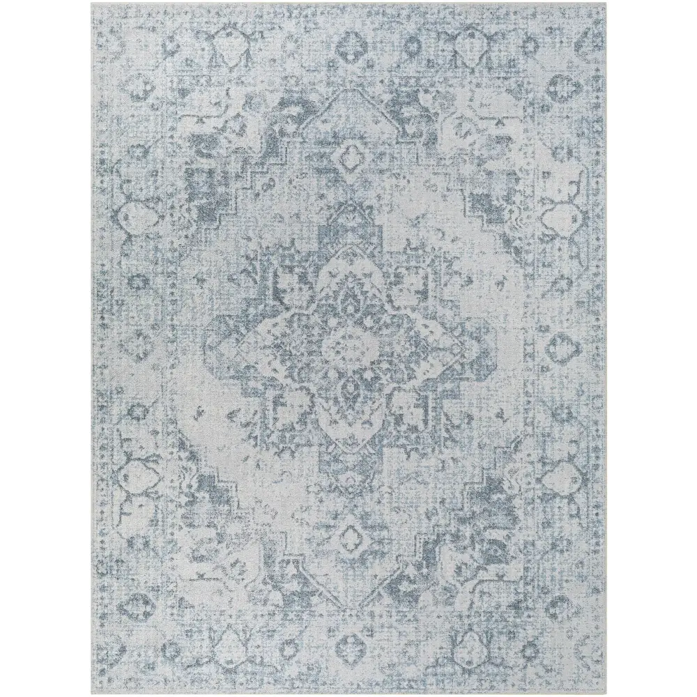 Ankti Aqua Washable Area Rug - * 5’3’’ x 7’ Rectangle - Boutique Rugs