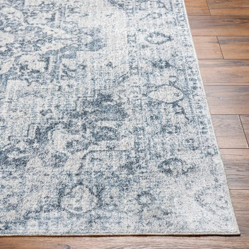 Ankti Aqua Washable Area Rug - Boutique Rugs