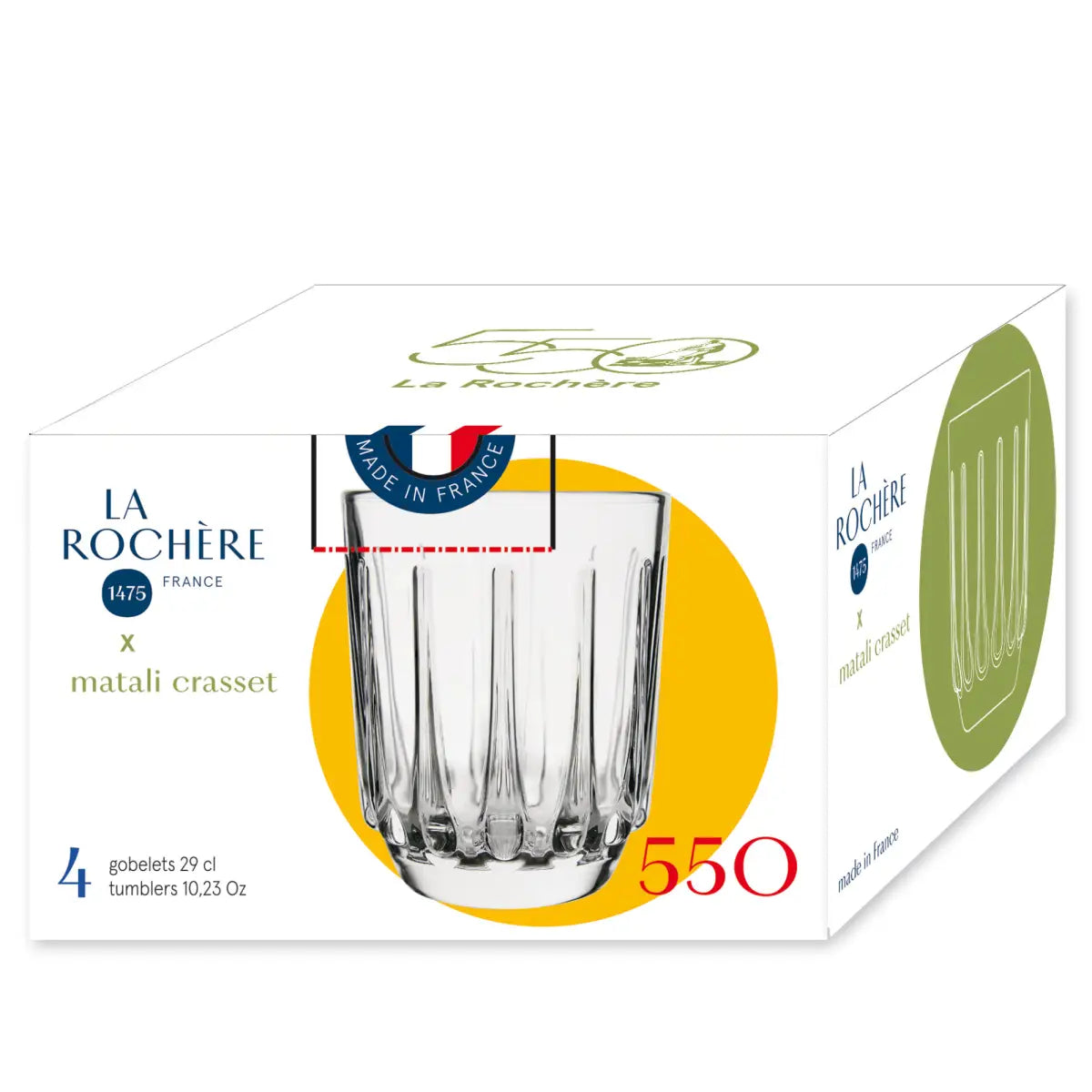 Anniversary Tumbler - Set of 4 - La Rochere