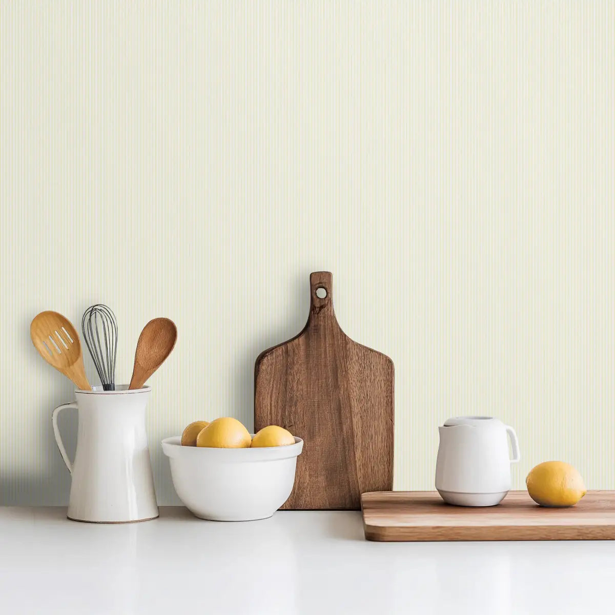 Ansel Wallpaper - Pastel Mini Stripe - by Studio Stephie - Loomwell Home Goods