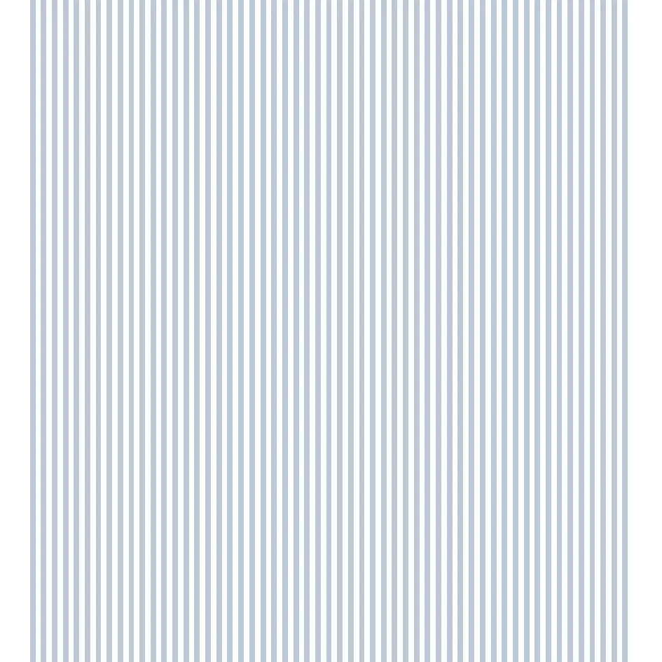 Ansel Wallpaper - Pastel Mini Stripe - by Studio Stephie - Sample 1 foot by 1 foot / Blue - Loomwell Home Goods