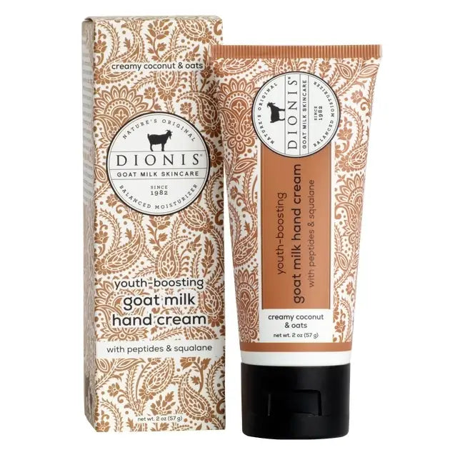 Anti-Aging Goat Milk Hand Cream - Coconut & Oats - Dionis Goat Milk Skincare