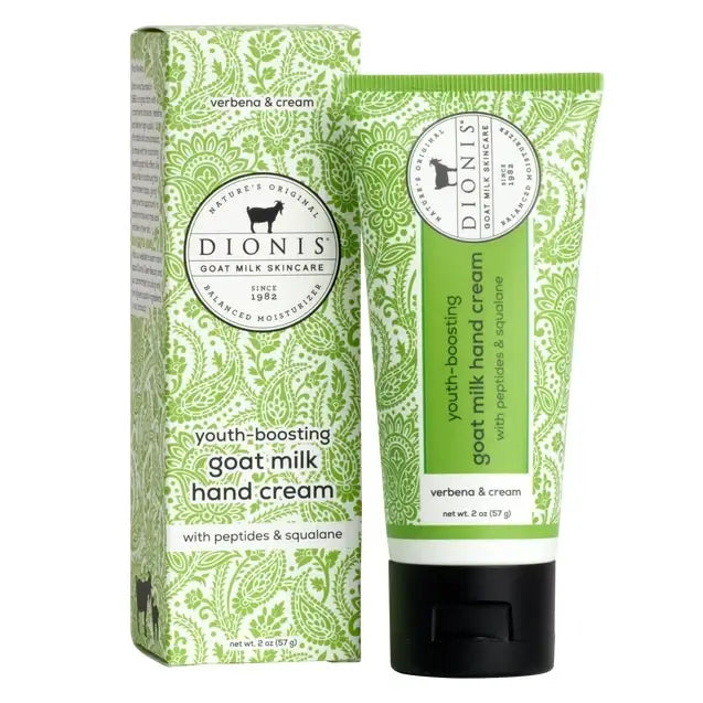Anti-Aging Goat Milk Hand Cream - Verbena & Cream - Dionis Goat Milk Skincare