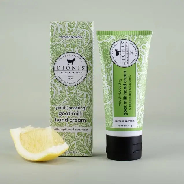 Anti-Aging Goat Milk Hand Cream - Verbena & Cream - Dionis Goat Milk Skincare